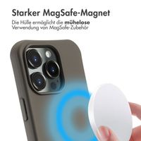 imoshion Color Backcover mit abnehmbarem Handykette und MagSafe Apple iPhone 16 Pro - Black Coffee