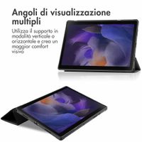 imoshion Trifold Klapphülle Samsung Galaxy Tab A8 - Schwarz