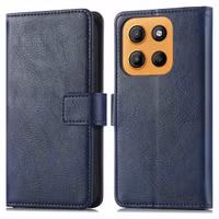 imoshion Luxuriöse Klapphülle Motorola Moto G15 / G15 Power - Dunkelblau