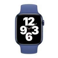 Apple Silikon Solo Loop für das  Apple Watch | 44/45/46/49 mm - Größe 6 - Toma Blue