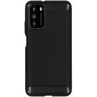 Brushed TPU Case Schwarz für das Xiaomi Poco M3
