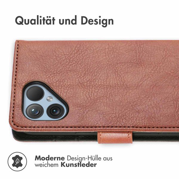 imoshion Luxuriöse Klapphülle Fairphone 5 - Braun