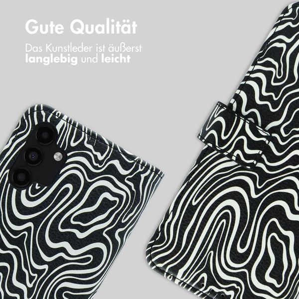 imoshion Design Klapphülle Samsung Galaxy A13 (5G) - Black And White