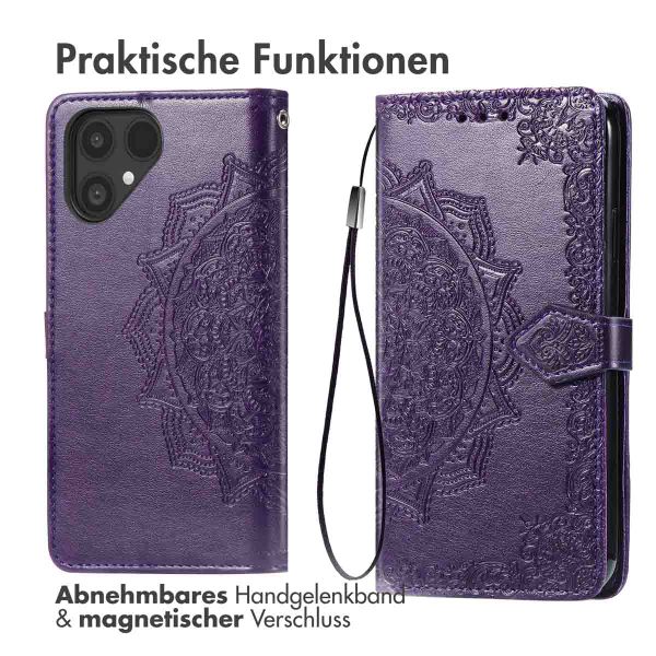 imoshion Mandala Klapphülle Fairphone 6 - Violett