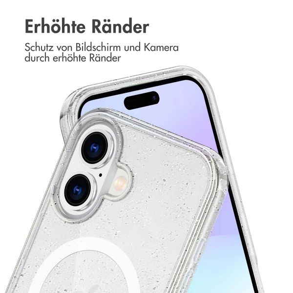 imoshion Sparkle Back Cover mit MagSafe Apple iPhone 17 - Transparent