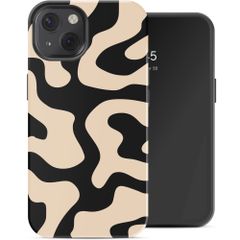 Selencia Vivid Rückabdeckung mit MagSafe Apple iPhone 13 - Art Wave Black