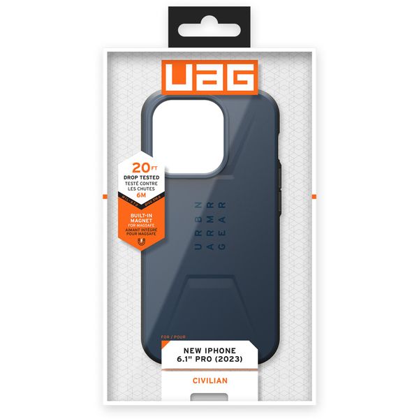 UAG Civilian Backcover MagSafe für das iPhone 15 Pro - Mallard