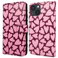 imoshion Design Klapphülle Apple iPhone 14 - Hearty Blush