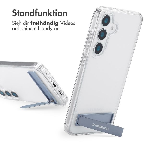 imoshion Back Cover mit Ständer Samsung Galaxy S25 Plus - Transparent