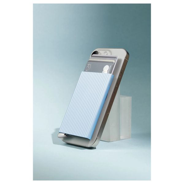 Secrid Cardprotector MagSafe Fluted - Kartenhalter - Ice Blue