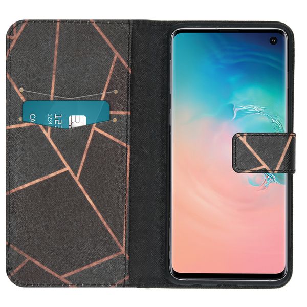 imoshion Design TPU Klapphülle Samsung Galaxy S10 - Black Graphic