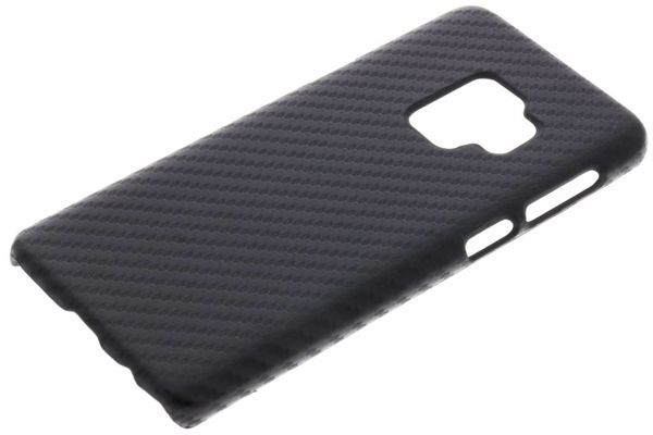 Carbon Look Hardcase-Hülle Schwarz für Samsung Galaxy S9