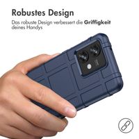 imoshion Rugged Shield Backcover für das Motorola Edge 40 Neo - Dunkelblau 