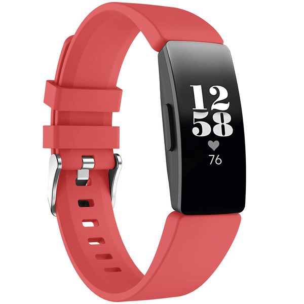 imoshion Silikonband für die Fitbit Inspire - Rot