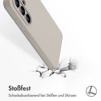 Accezz Liquid Silikoncase mit MagSafe Samsung Galaxy S26 Ultra - Stone