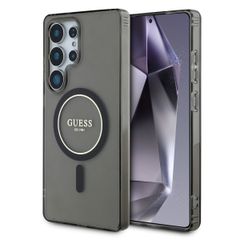 Guess MagSafe IML Glitter Gradient Case Samsung Galaxy S25 Ultra - Schwarz