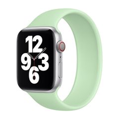 Apple Silikon Solo Loop für das  Apple Watch | 44/45/46/49 mm - Größe 7 - Pistachio