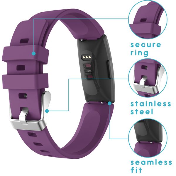 imoshion Silikonband für die Fitbit Inspire - Lila