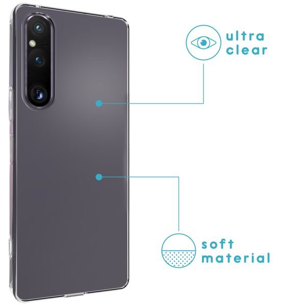 imoshion Gel Case für das Sony Xperia 1V - Transparent