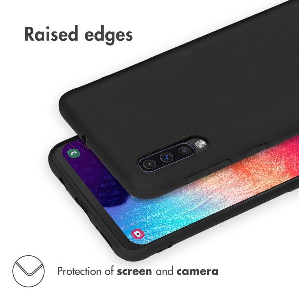 Accezz Color TPU Hülle Samsung Galaxy A50 / A30s - Schwarz