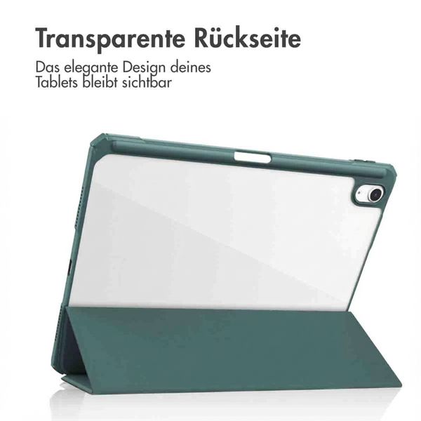 imoshion Trifold Hardcase Klapphülle Apple iPad Air 11 Zoll (2026) M4 / (2025) M3 / (2024) M2 / Air 5 (2022) / Air 4 (2020) - Grün