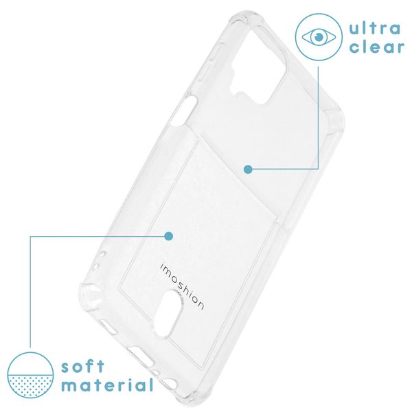 imoshion Soft Case Back Cover mit Kartenfach Samsung Galaxy A12 - Transparent