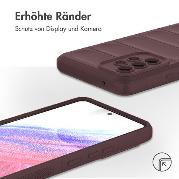 imoshion EasyGrip Back Cover für das Samsung Galaxy A53 - Aubergine