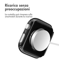 imoshion Full Cover glänzendes Hard Case Apple Watch 7 / 8 / 9 - 41 mm - Schwarz