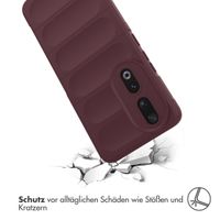 imoshion EasyGrip Back Cover für das Honor 90 - Aubergine