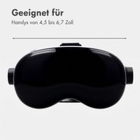imoshion Virtual-Reality-Brille mit Bluetooth-Kopfhörern - Schwarz