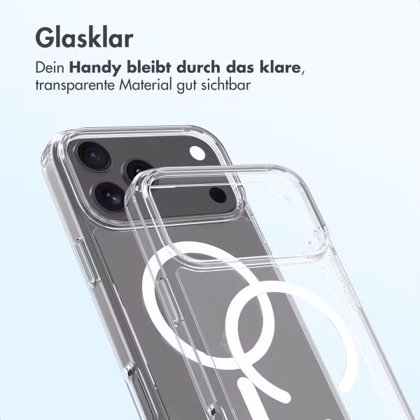 Accezz Xtreme Impact Backcover mit MagSafe Apple iPhone 17 Pro Max - Transparent