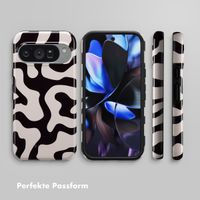 Selencia Vivid Back Cover Google Pixel 10 / 10 Pro - Art Wave Black