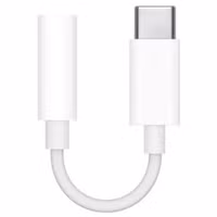 Apple USB-C auf 3,5 mm Jack Audio Adapter - Weiß
