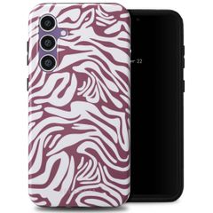 Selencia Vivid Back Cover Samsung Galaxy S23 FE - Trippy Swirl Dark Rose