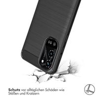 imoshion Brushed Back Cover für das Samsung Galaxy A36 - Schwarz