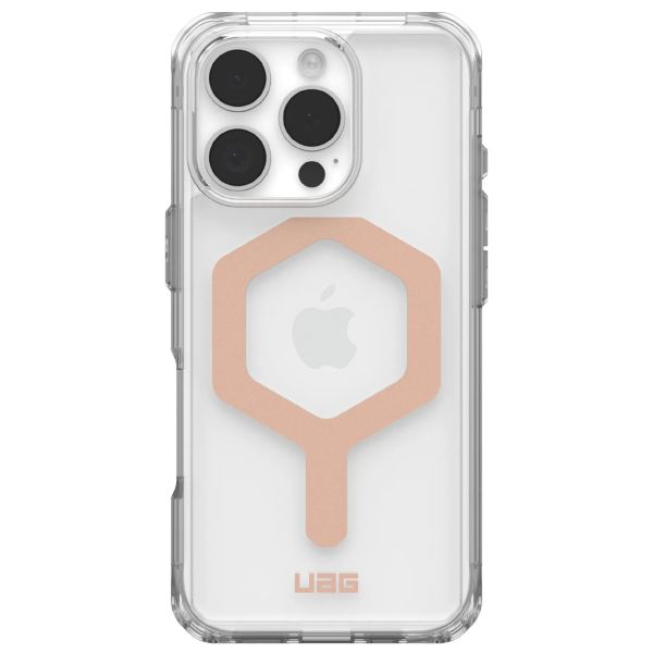 UAG Plyo Backcover MagSafe für das Apple iPhone 16 Pro - Ice / Rose Gold