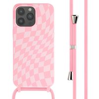 imoshion SilikonHülle design mit Band Apple iPhone 15 Pro Max - Retro Pink