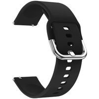imoshion Silikonband für das  Samsung Galaxy Watch 4 / 5 / 6 / 7 / FE (20 mm) - Schwarz