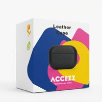 Accezz Echtleder Case  Apple Airpods Pro 3 - Cognac