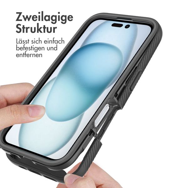 imoshion 360° Full Protective Case für das iPhone 16 - Schwarz