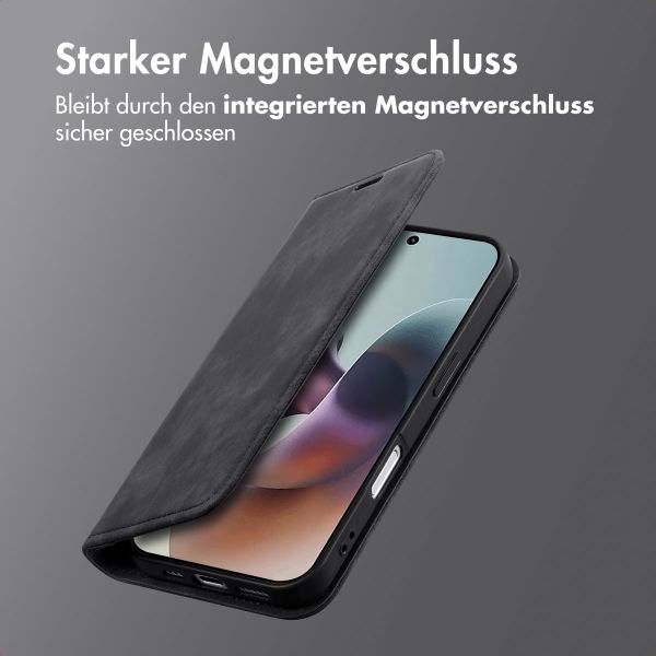imoshion Slim Klapphülle Motorola Moto G56 - Schwarz