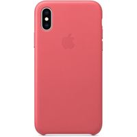 Apple Leder-Case Peony Pink für das Apple iPhone Xs