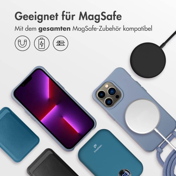 imoshion Color Backcover mit abnehmbarem Handykette und MagSafe Apple iPhone 13 Pro - Ash Blue