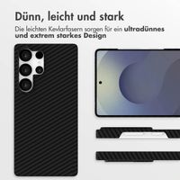 Accezz MagSafe Kevlar Hülle Samsung Galaxy S25 Ultra - Schwarz