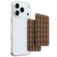 Selencia ﻿2er-Pack Telefonhalter Saugnapf - Mocha Brown