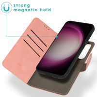 imoshion Entfernbare 2-1 Luxus Klapphülle Samsung Galaxy S23 FE - Rosa