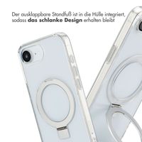 Accezz Ring Stand Backcover mit MagSafe Apple iPhone 16e - Transparent