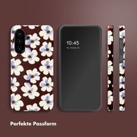 Selencia Vivid Back Cover Samsung Galaxy A57 (5G) - Choco Flower Pop