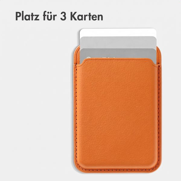 imoshion Magnetischer Kartenhalter - Geeignet für MagSafe - Orange