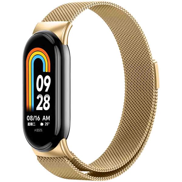 imoshion Mailändische Magnetarmband für das Xiaomi Smart Band 8 / 9 - Gold